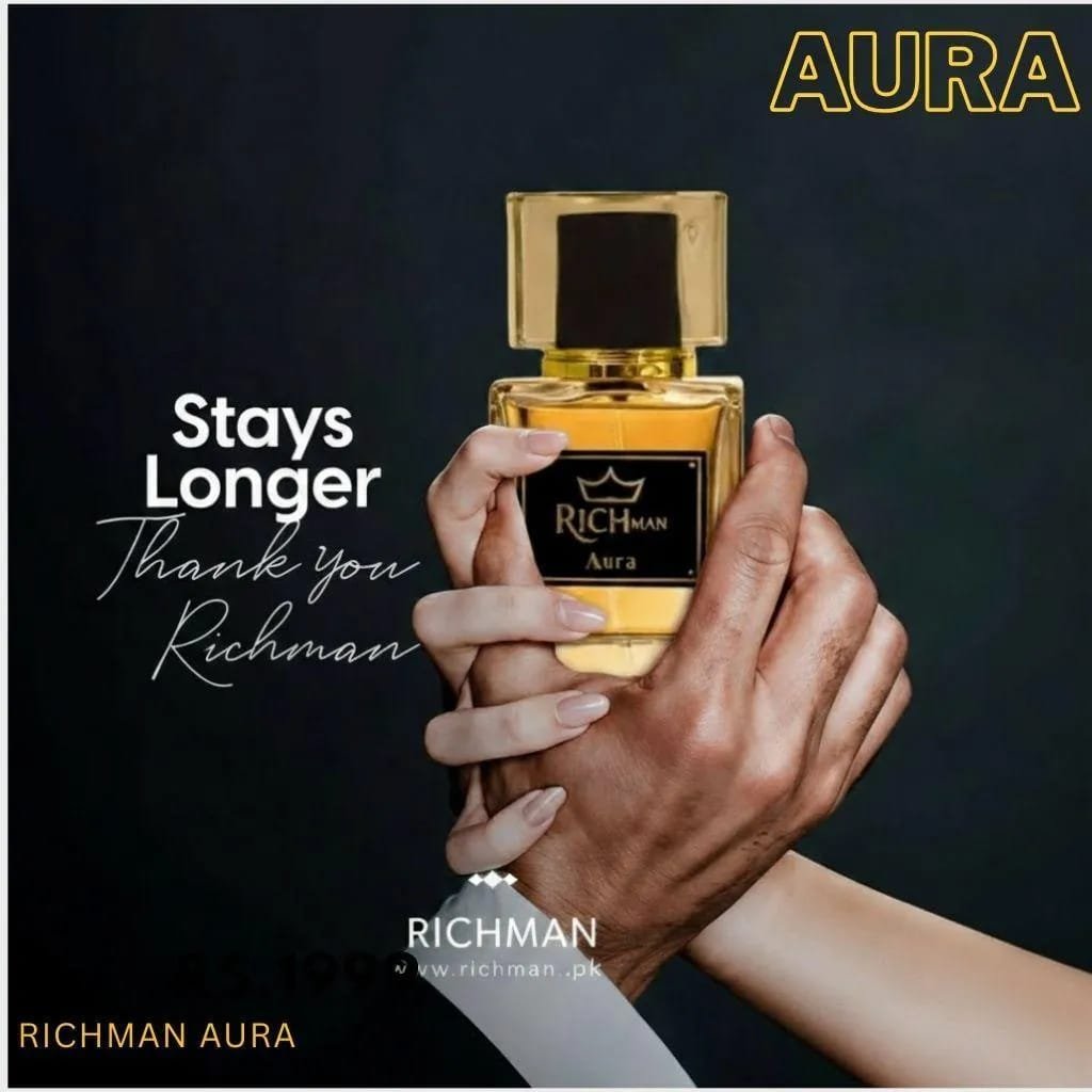 RichMan Aura Perfume for Men, Long Lasting Bold Spicy Scent - Image 3