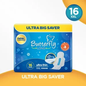 Butterfly Long Ultra Big Saver Sanitary Pads XXL 16 Pcs