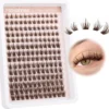 Mayphonce Waterproof False Eyelashes Black Brown - Image 5
