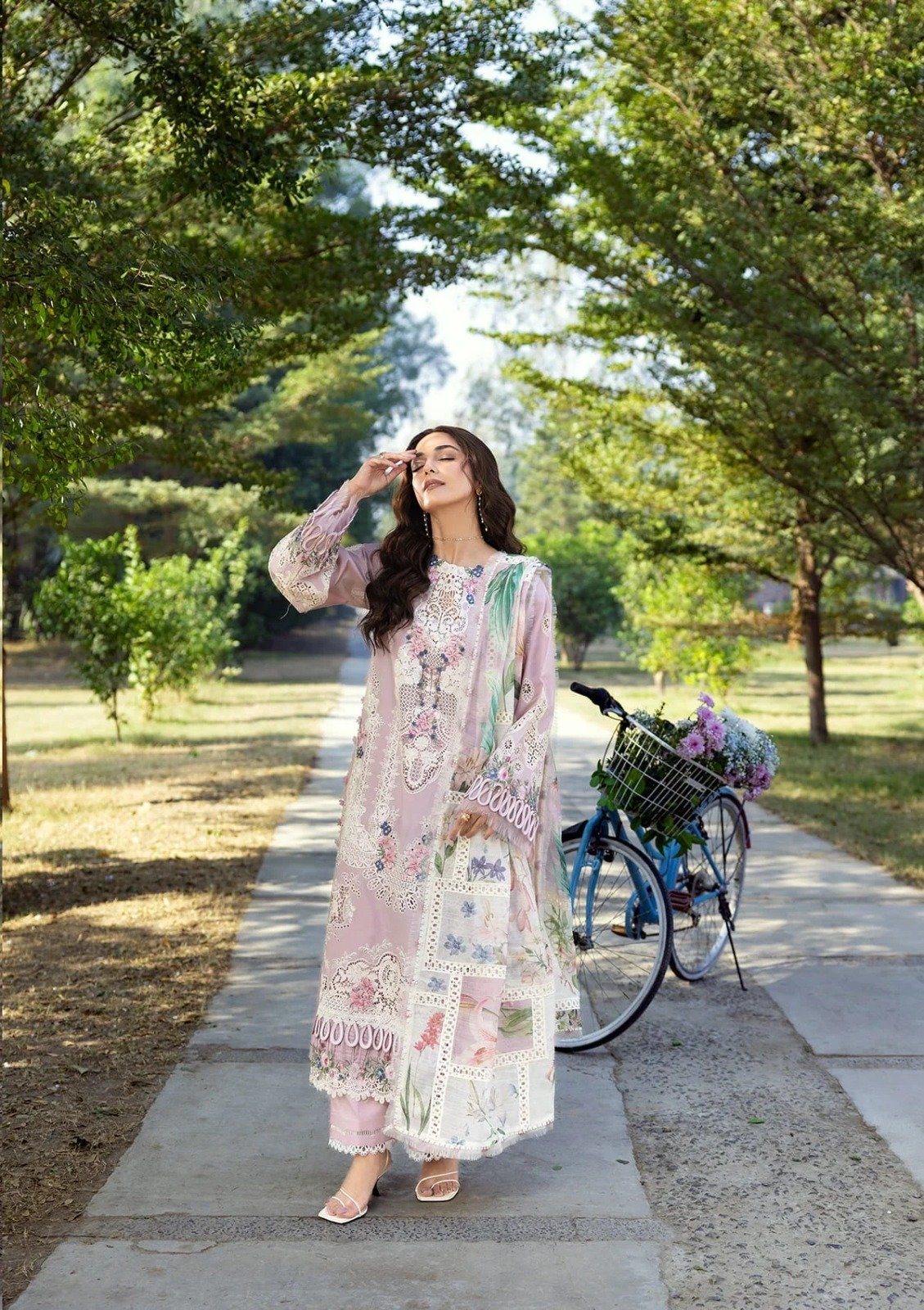 1_luxury lawn Embroidery Suit by ELAF Premium. - Image 4