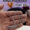 Muharram Special Zulfiqar Silver Plated Necklace