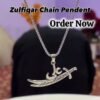 Muharram Special Zulfiqar Silver Plated Necklace - Image 2