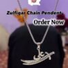 Muharram Special Zulfiqar Silver Plated Necklace - Image 3