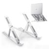 Foldable Metal Laptop Stand Adjustable Portable Laptop Holder for Desk & Office - Image 2