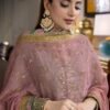 Asim Jofa Luxury Chiffon Embroidered 3 Piece Suit - Image 4