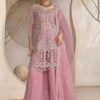 Rang Rasiya Unstitched Organza Embroidered Suit with Silk Palazzo – Replica