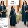 IZEL / Sapphire Style Premium Embroidered Lawn 3 Piece Suit with Chiffon Dupatta - Image 2
