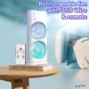 Double-Ended Air Conditioner Fan with Mist Spray
