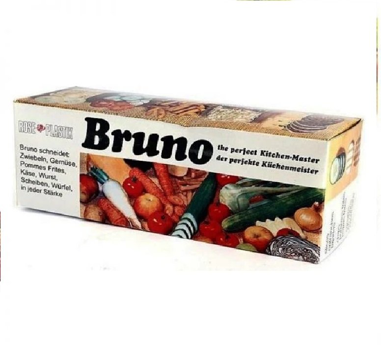 Bruno Vegetable Cutter Slicer Manual Kitchen Food Chopper with Stainless Steel Blades - Image 2