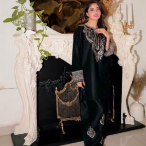 Premium Shamoze Silk 2 Piece Unstitched Suit