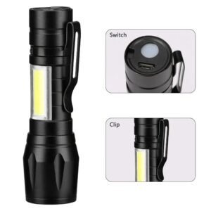 Mini LED Rechargeable Torch