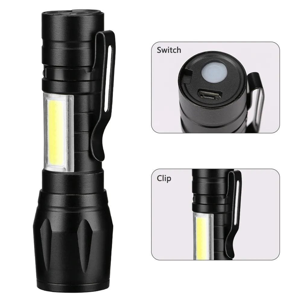 Mini LED Rechargeable Torch